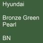 Preview: Hyundai, Bronze Green Pearl, BN.